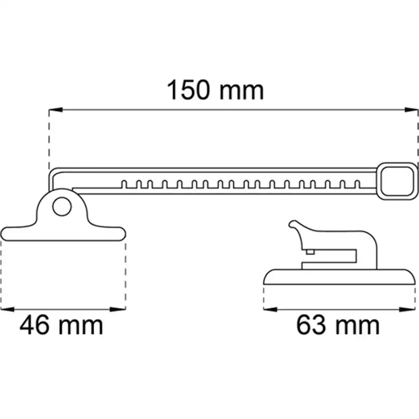 Fönsterhållare Habo 55