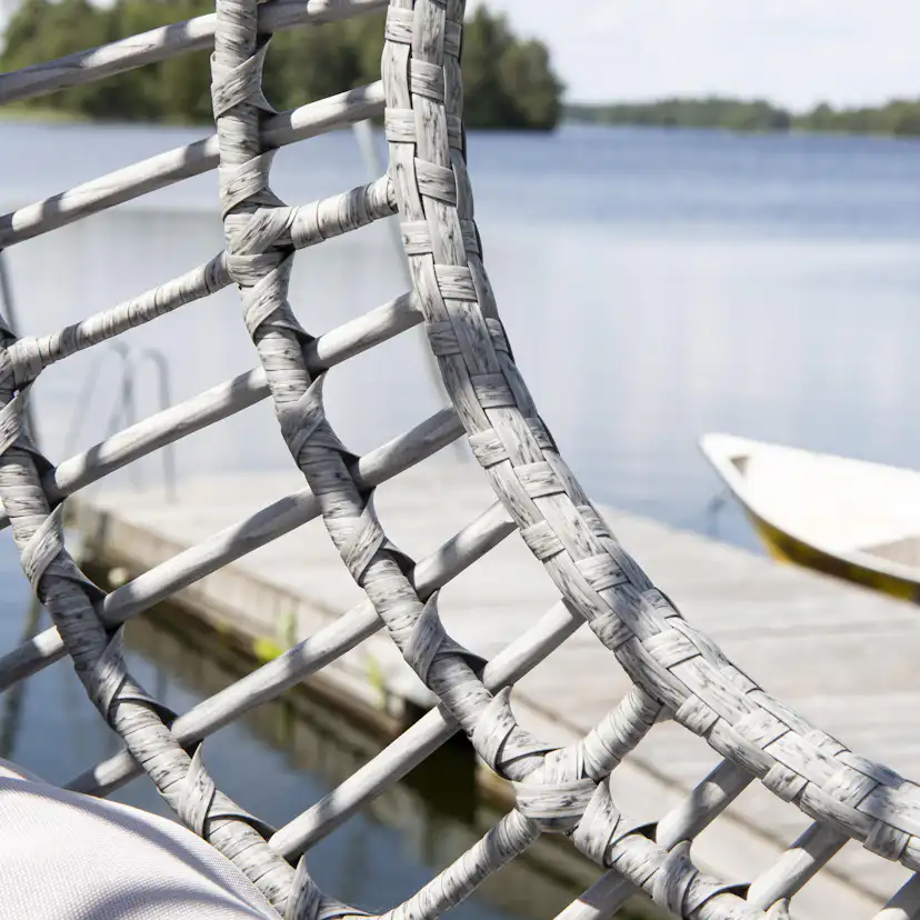 Hängstol Venture Home Viga Dubbel med 2 Sittplatser & Svart Stativ för Trädgård