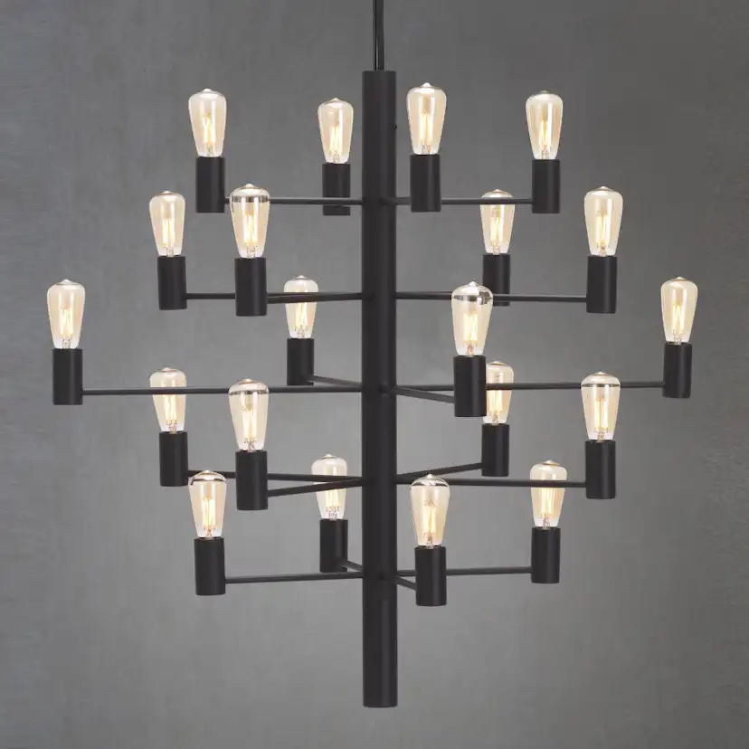 Taklampa Herstal Manola Krona 20 Ljuskälla