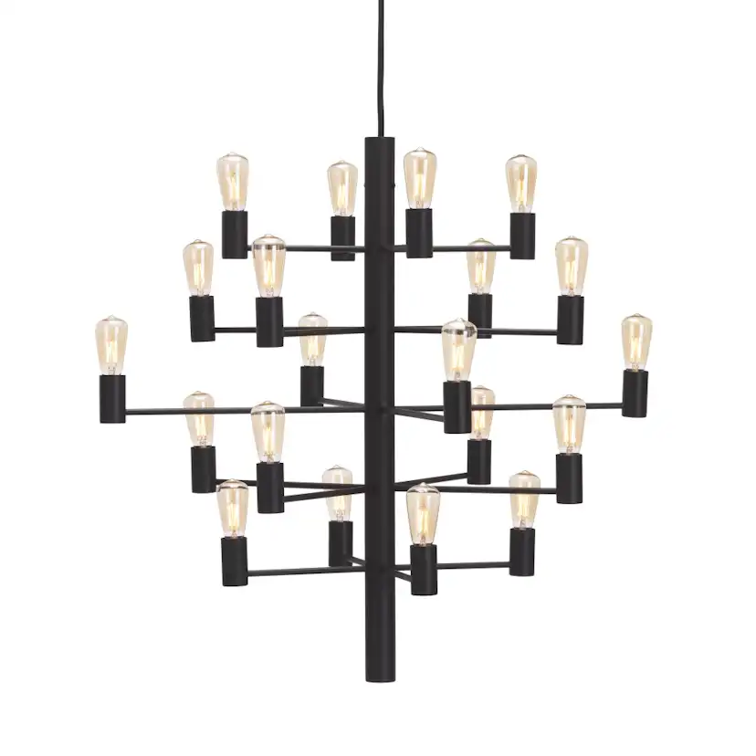 Taklampa Herstal Manola Krona 20 Ljuskälla