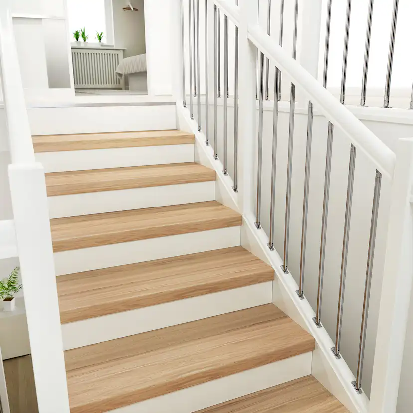 Trapprenovering Lundbergs Premium Obehandlad Ek Dubbelsteg