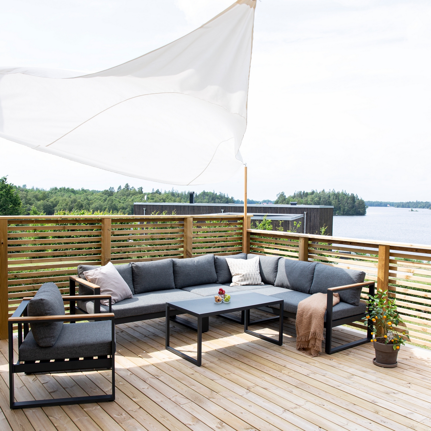 Hörnsoffa Venture Home Texas Utomhus