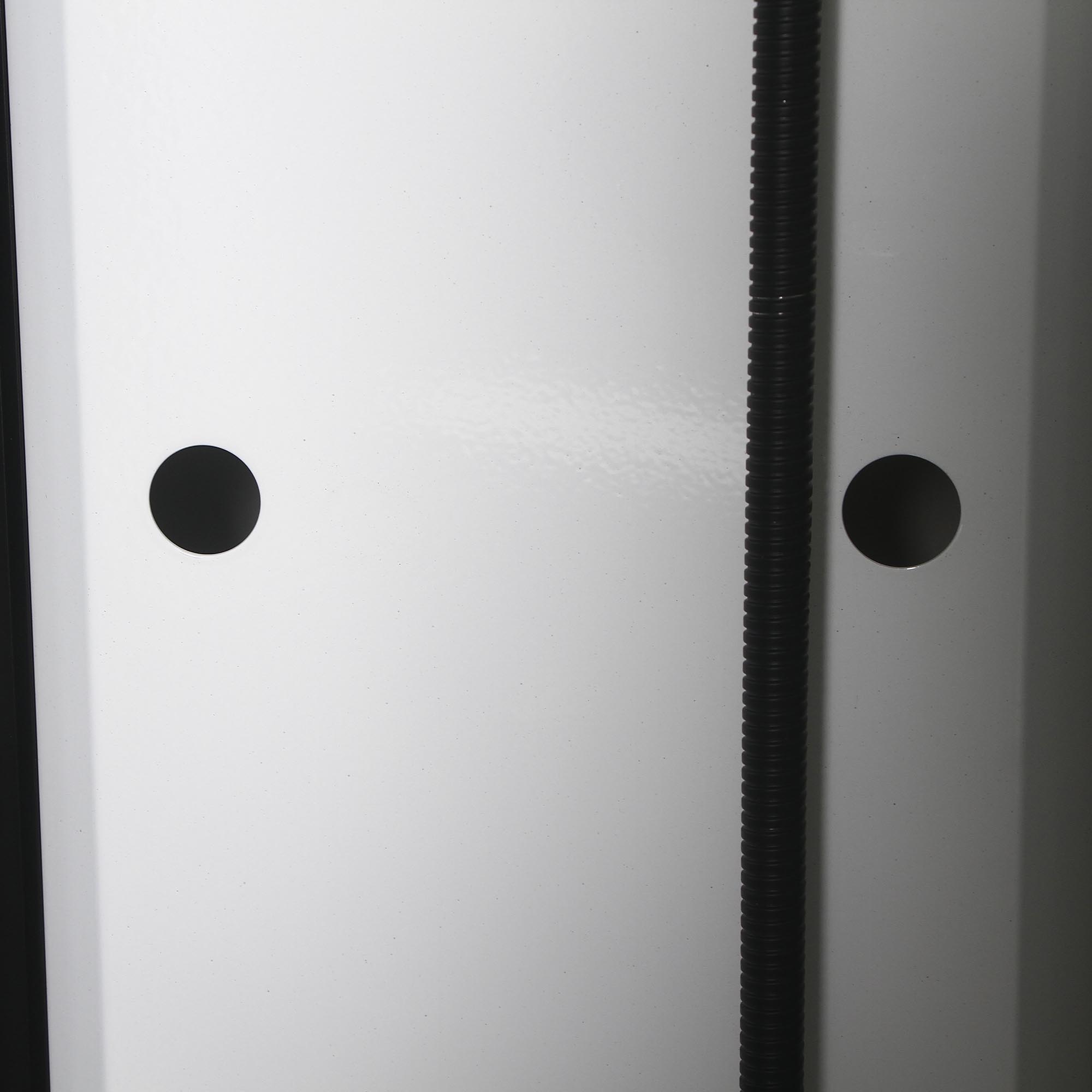 Duschkabin Bathlife Betrakta 80x80 Svart/Vit