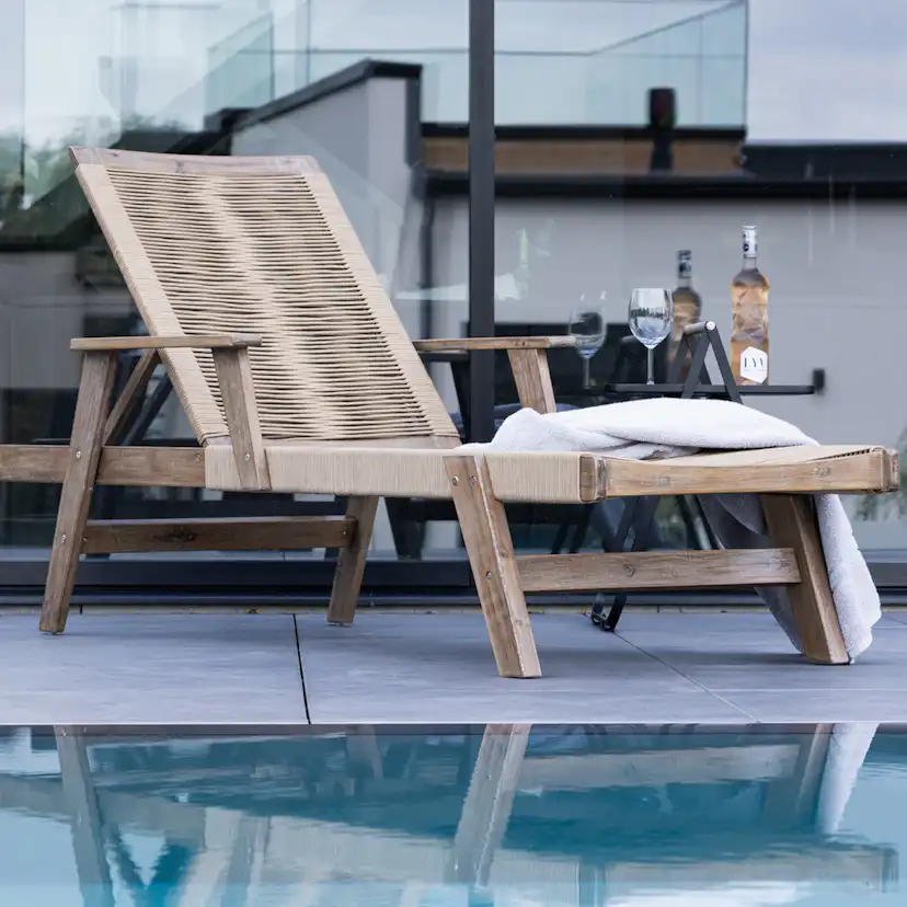 Solsäng Utomhus Venture Home Little John Solstol i Trä