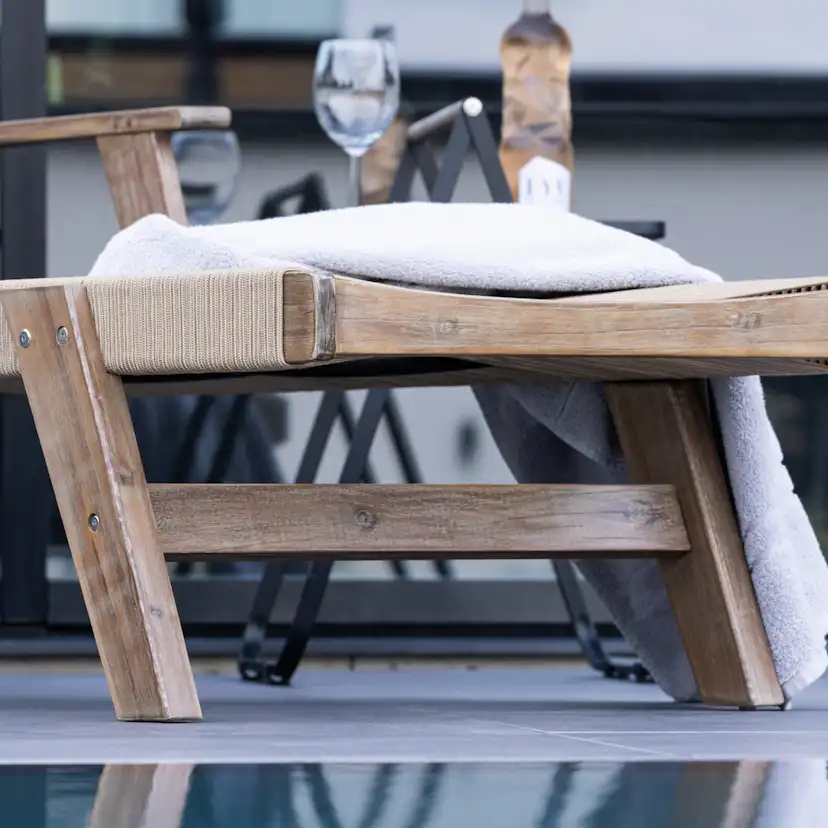 Solsäng Utomhus Venture Home Little John Solstol i Trä