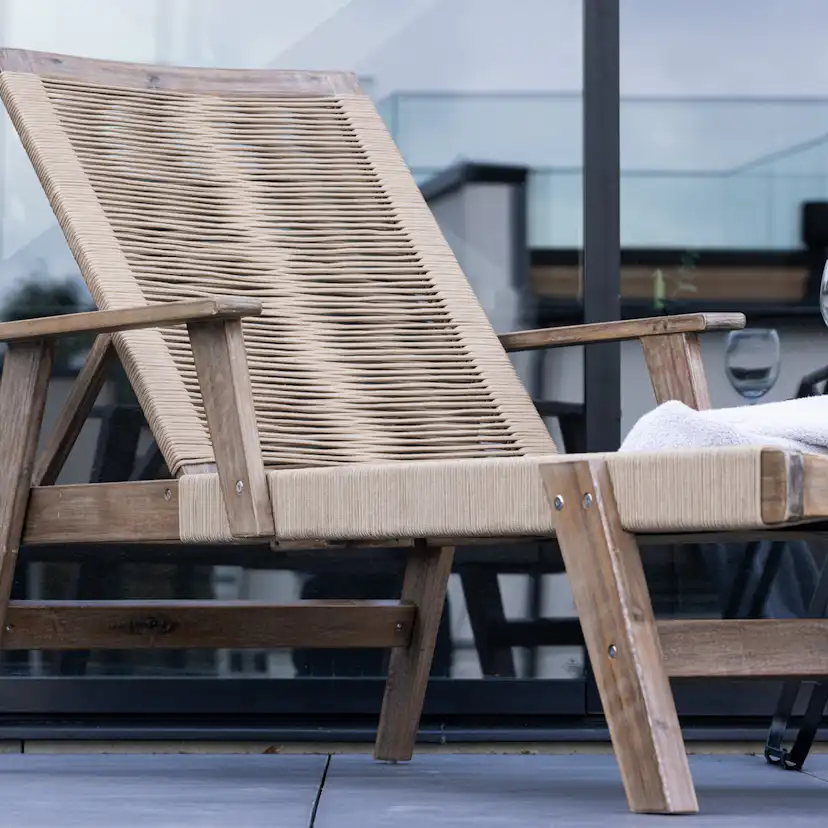 Solsäng Utomhus Venture Home Little John Solstol i Trä