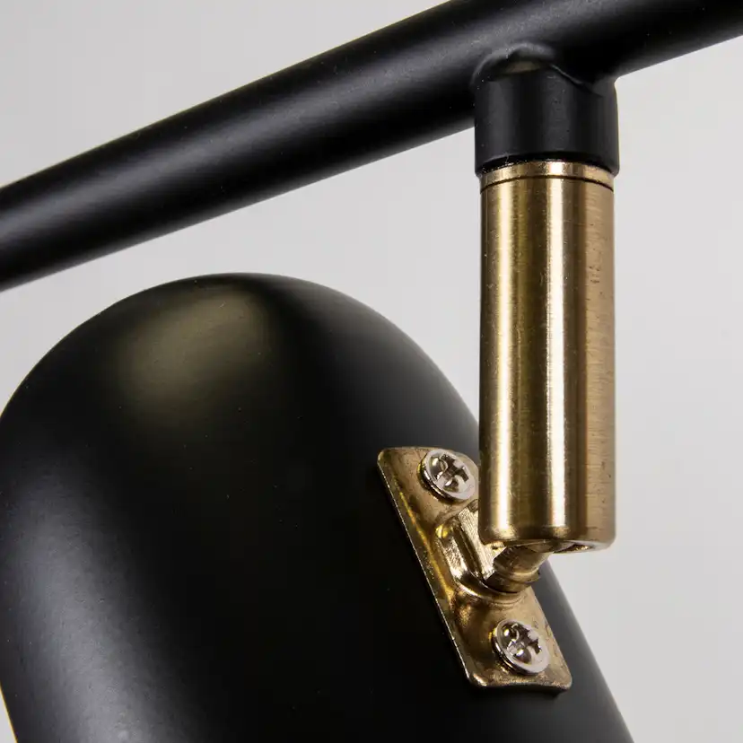 Taklampa Globen Lighting Swan 3 Svart