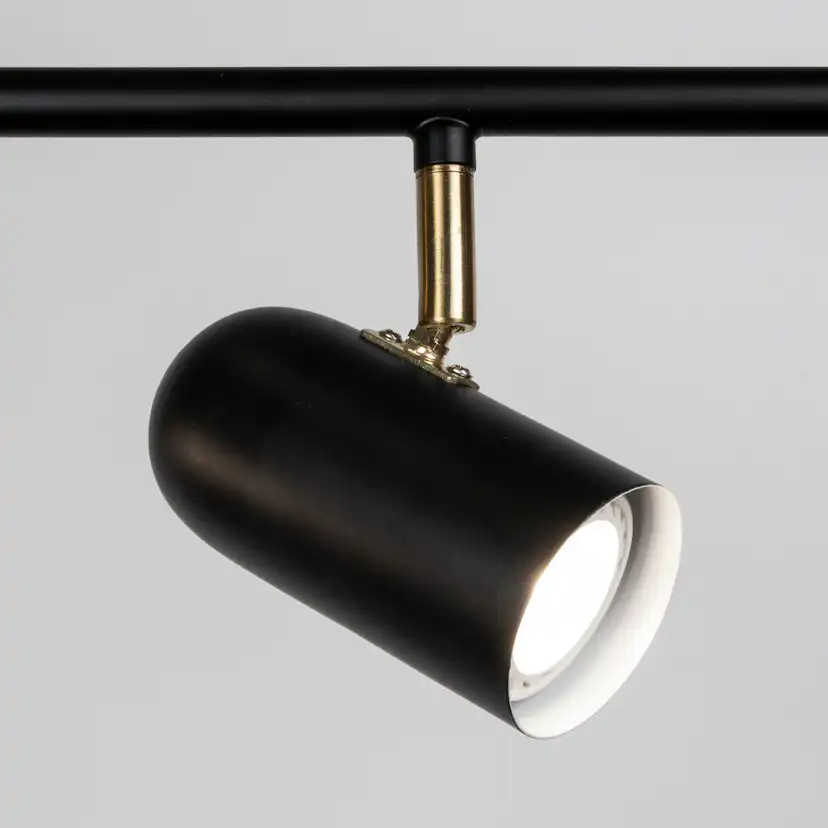 Taklampa Globen Lighting Swan 5 Svart