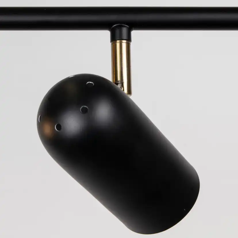 Taklampa Globen Lighting Swan 5 Svart