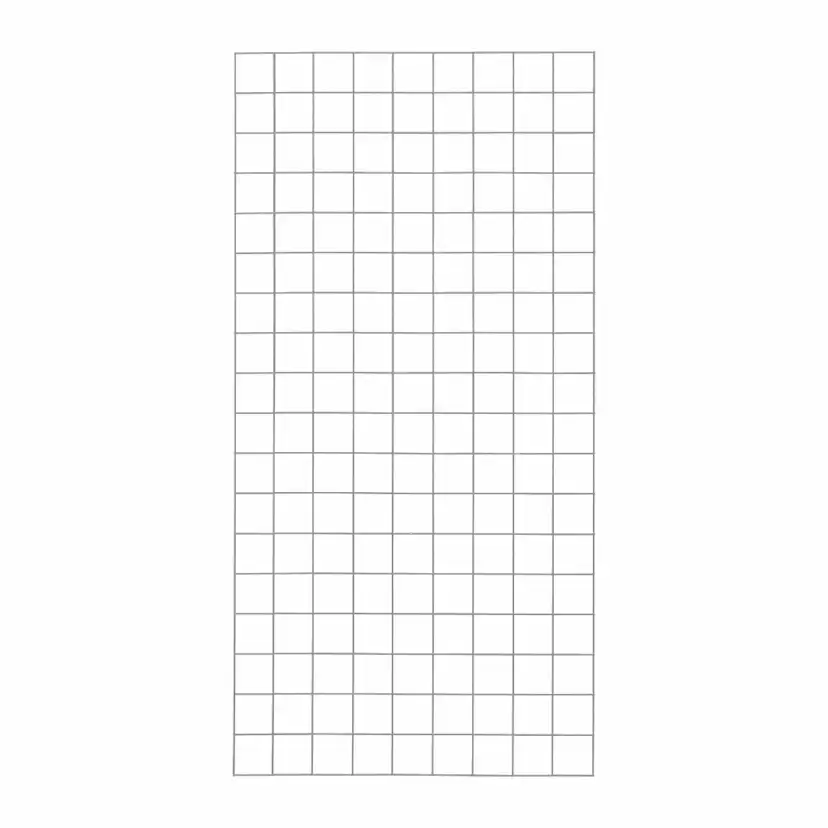 Stålspaljé PLUS 90 x 180 cm Med Kant