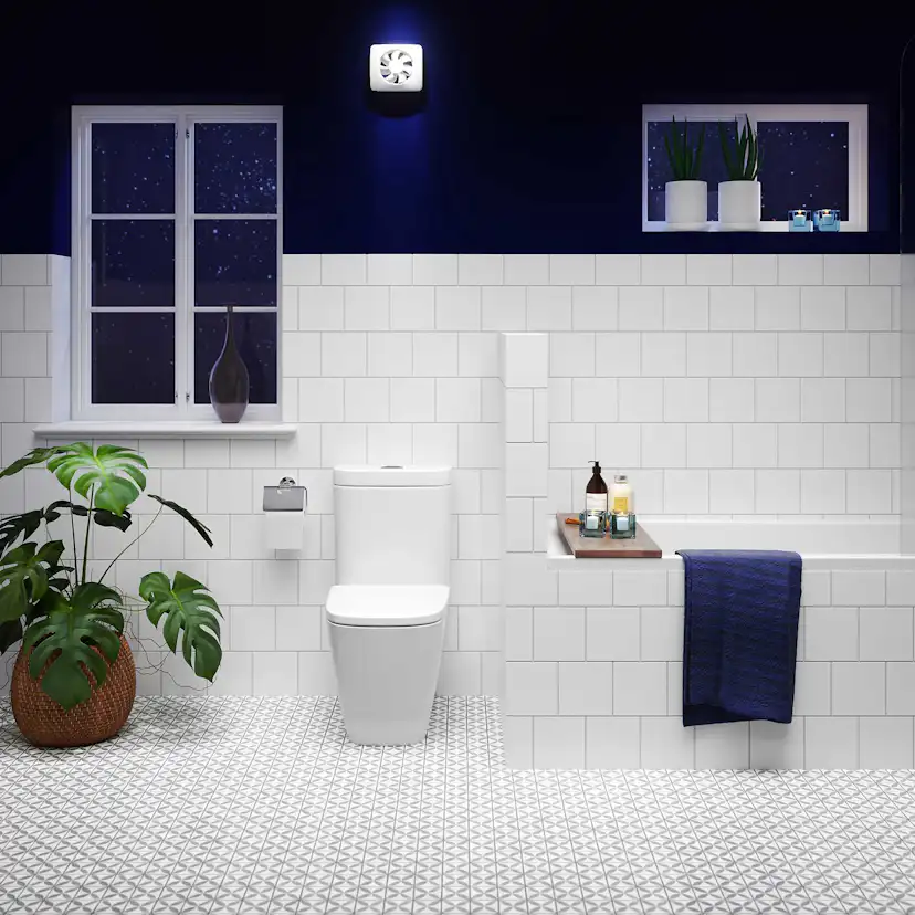 Badrumsfläkt Fresh Intellivent Sky