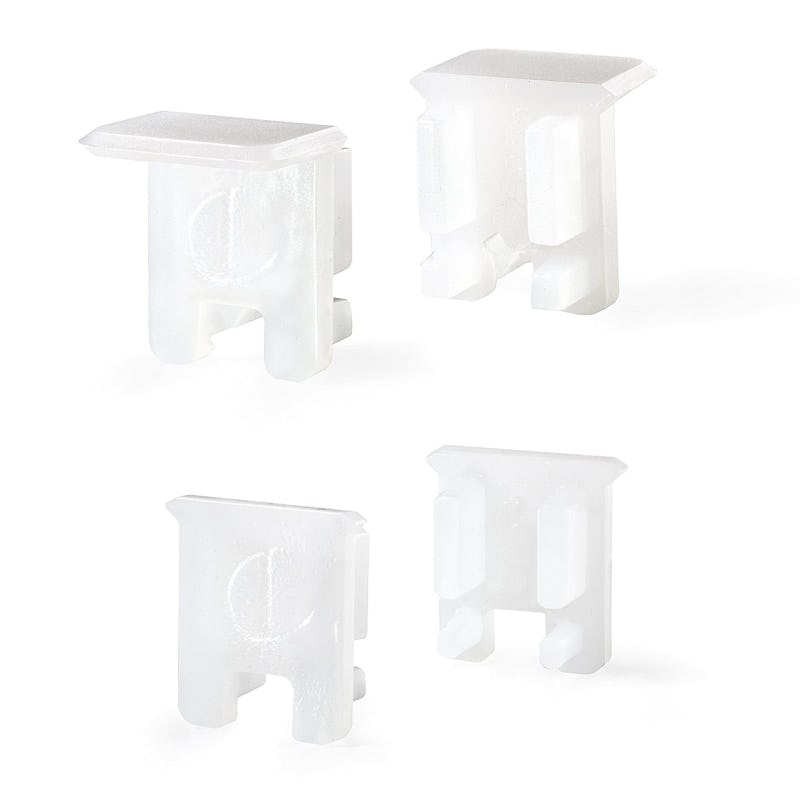 Ändavslut Beslag Design LED-profil Apex 2x2-pack