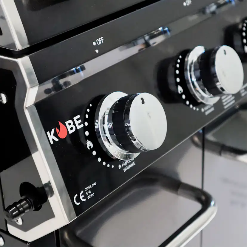 Gasolgrill Kobe Premium 4+1 Svart