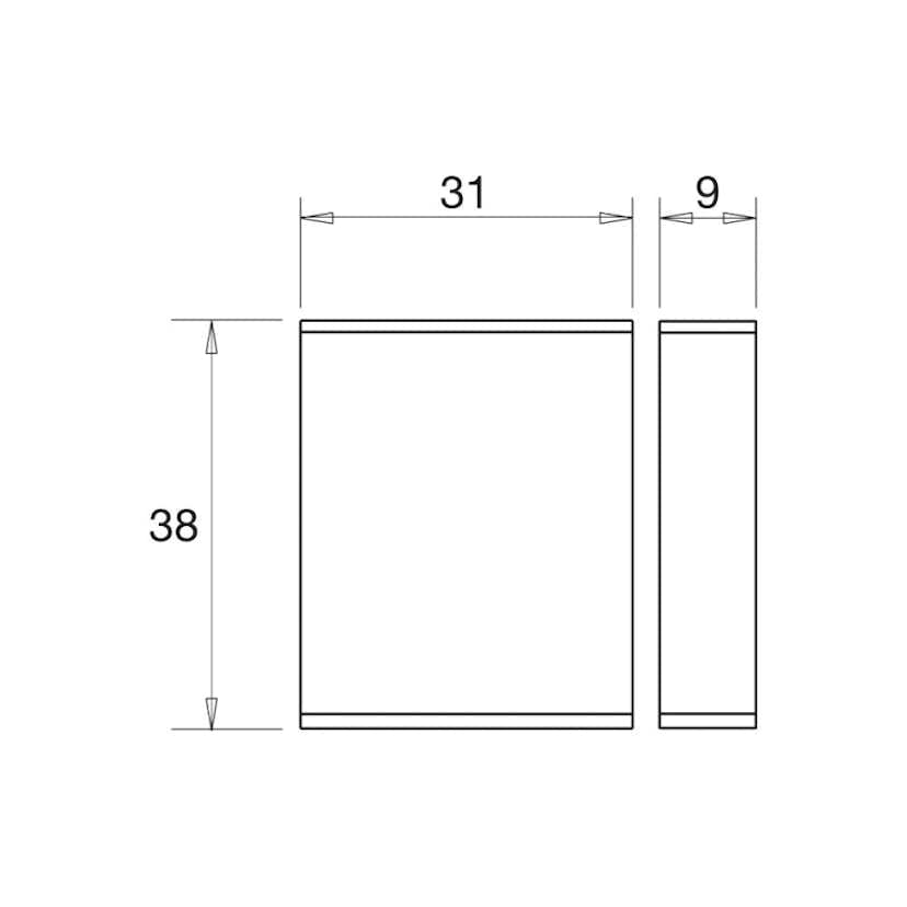 Dimmer Beslag Design Dotti FW 12/24V 36/72W