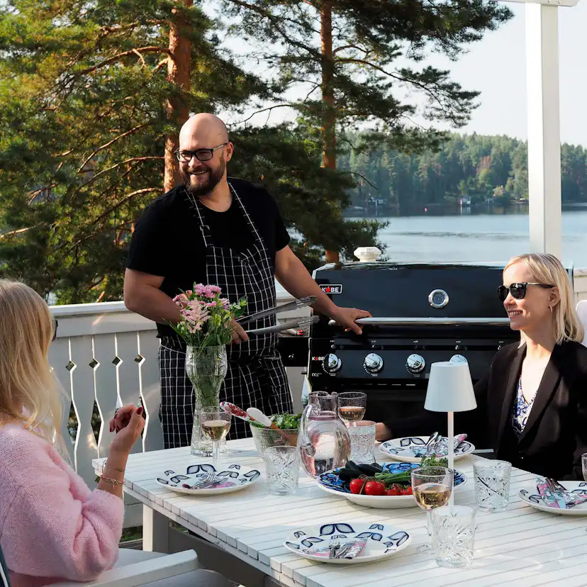 Gasolgrill Kobe Premium 6+1 PRE Svart
