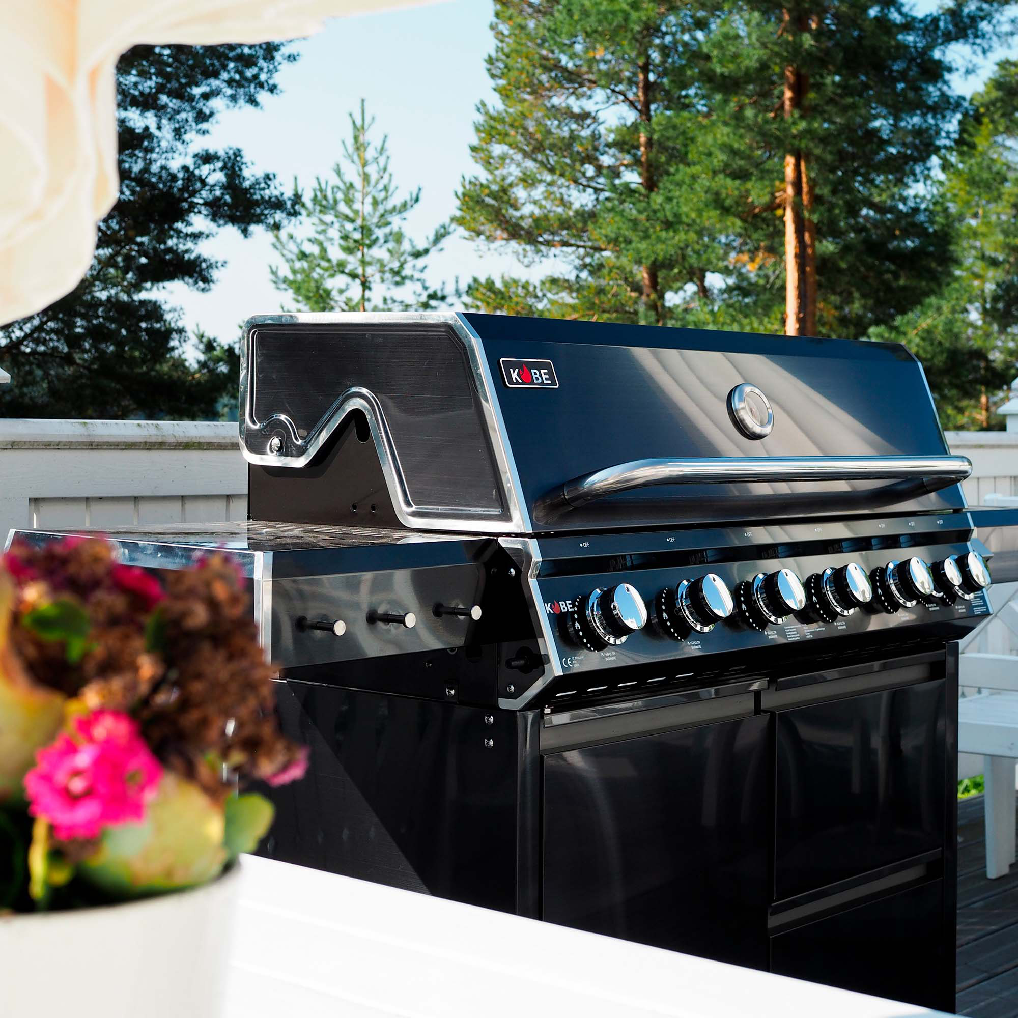 Gasolgrill Kobe Premium 6+1 PRE Svart
