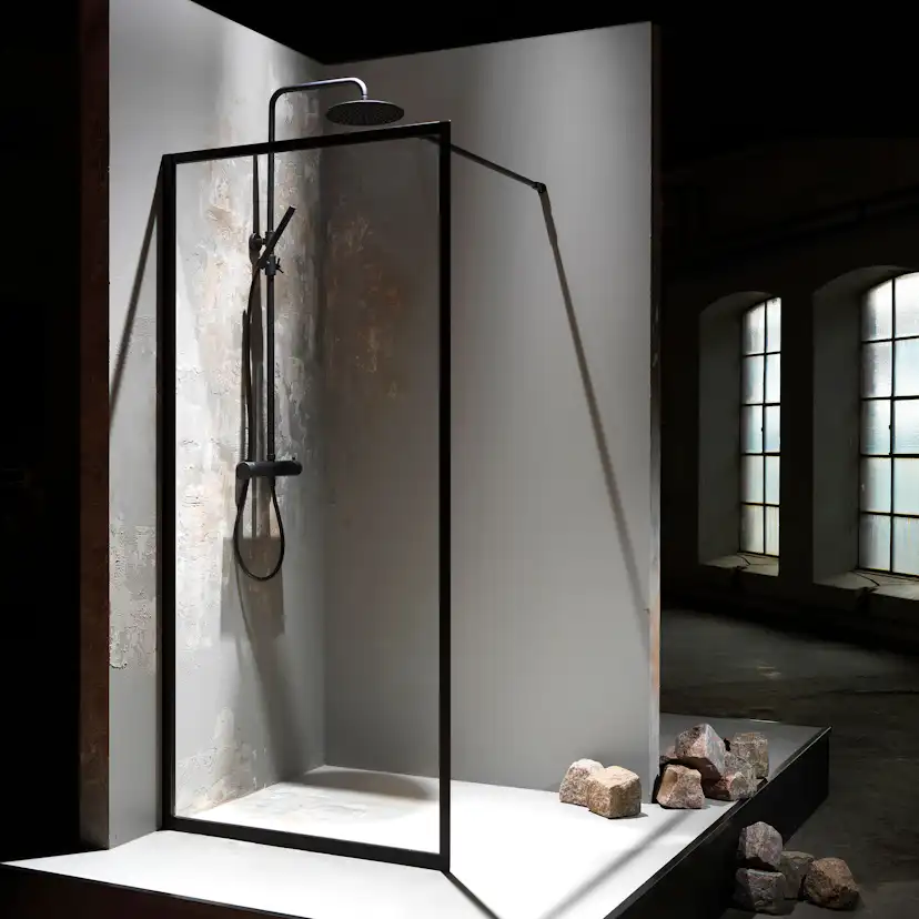 Duschvägg Macro Design Empire Klarglas