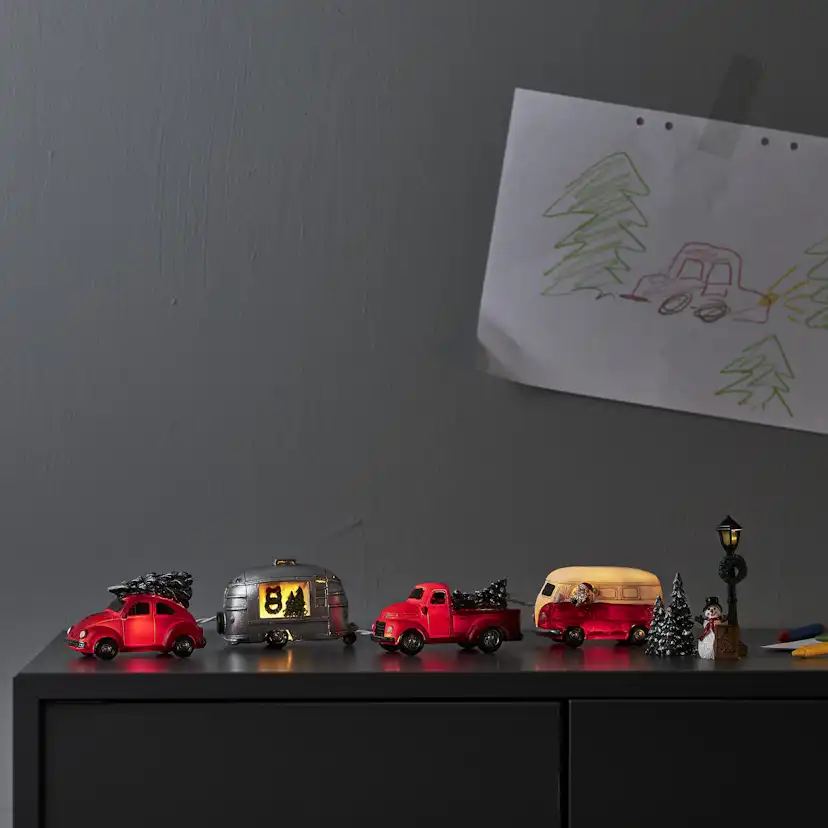 Dekorativt Sceneri Star Trading Merryville Bilset