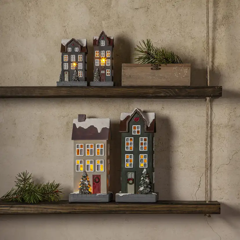 Dekoration Star Trading Hus Grön