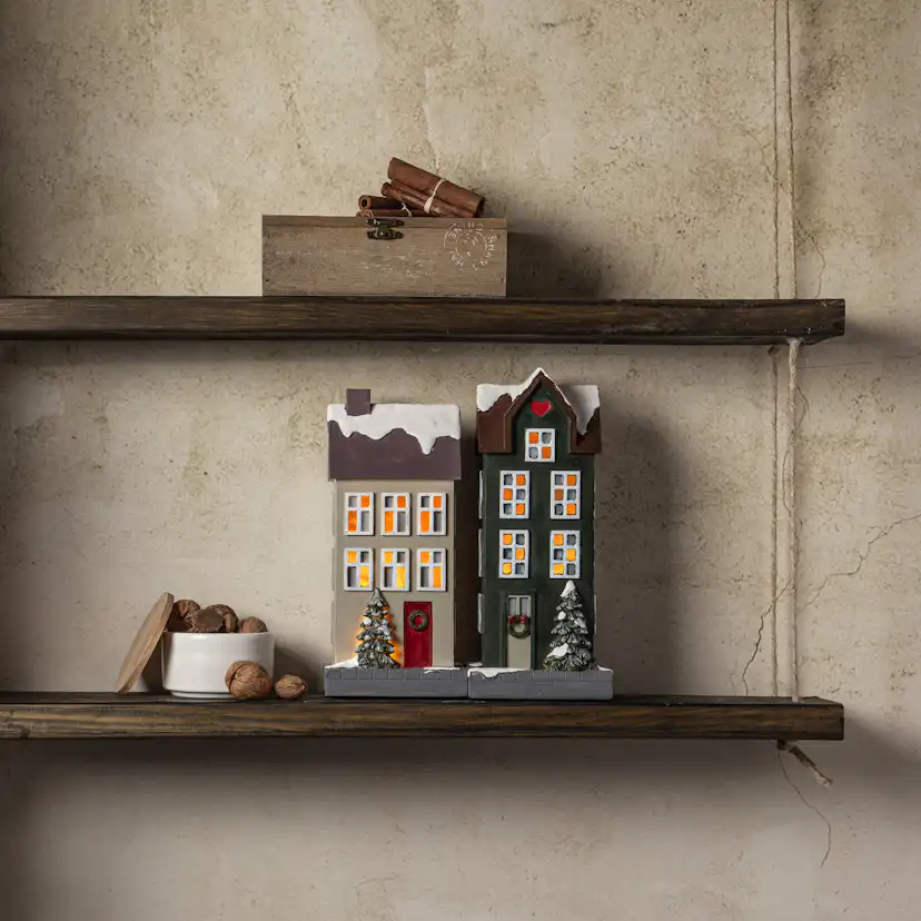 Dekoration Star Trading Hus Grön