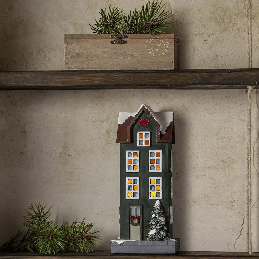 Dekoration Star Trading Hus Grön