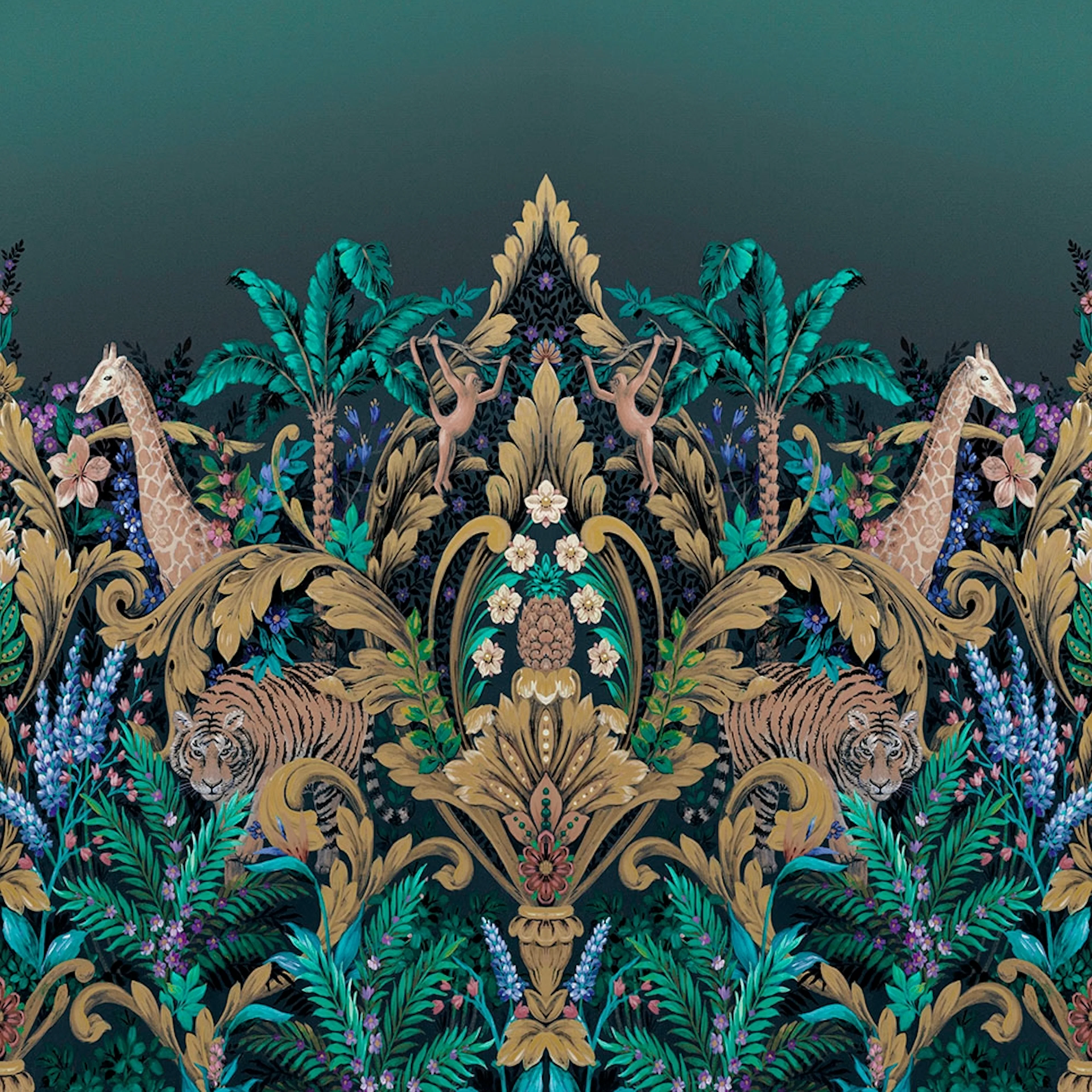 Väggbild Tapet Holden Amazonia 5 paneler 99346