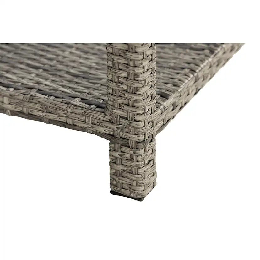 Utebord Comfort Garden Bahamas med Hylla 75x75 cm Utomhus