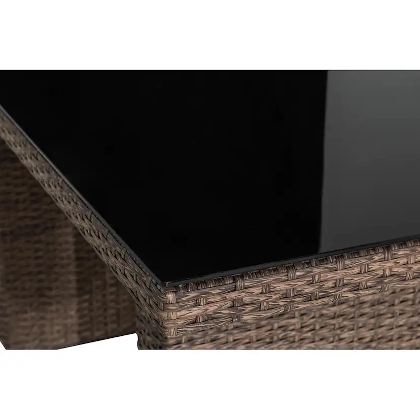 Utebord Comfort Garden James Glasskiva 85x145 cm Utomhus