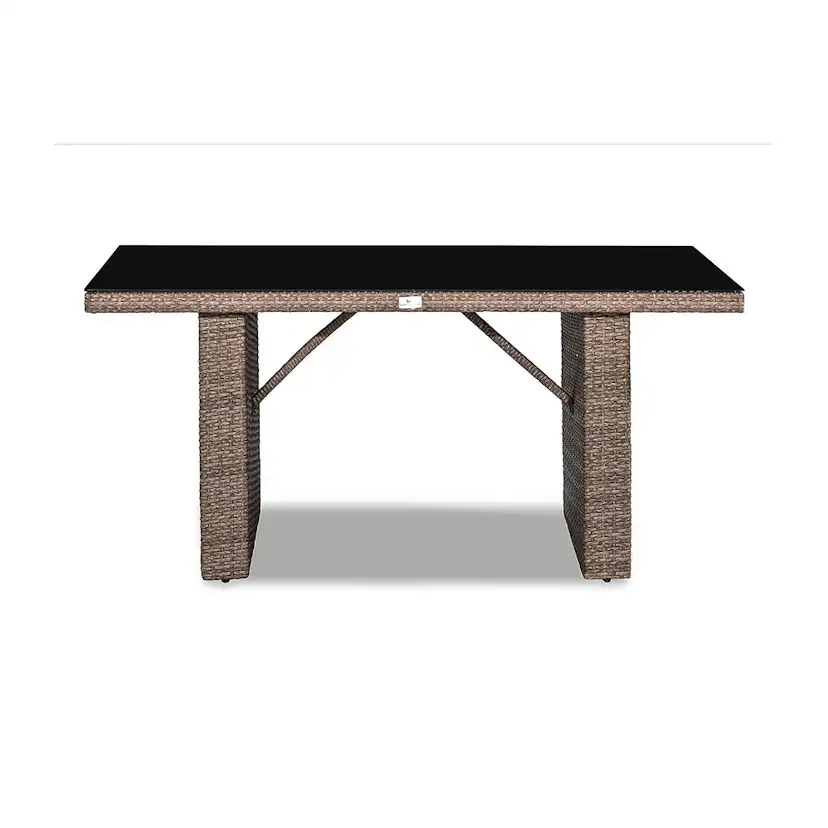 Utebord Comfort Garden James Glasskiva 85x145 cm Utomhus