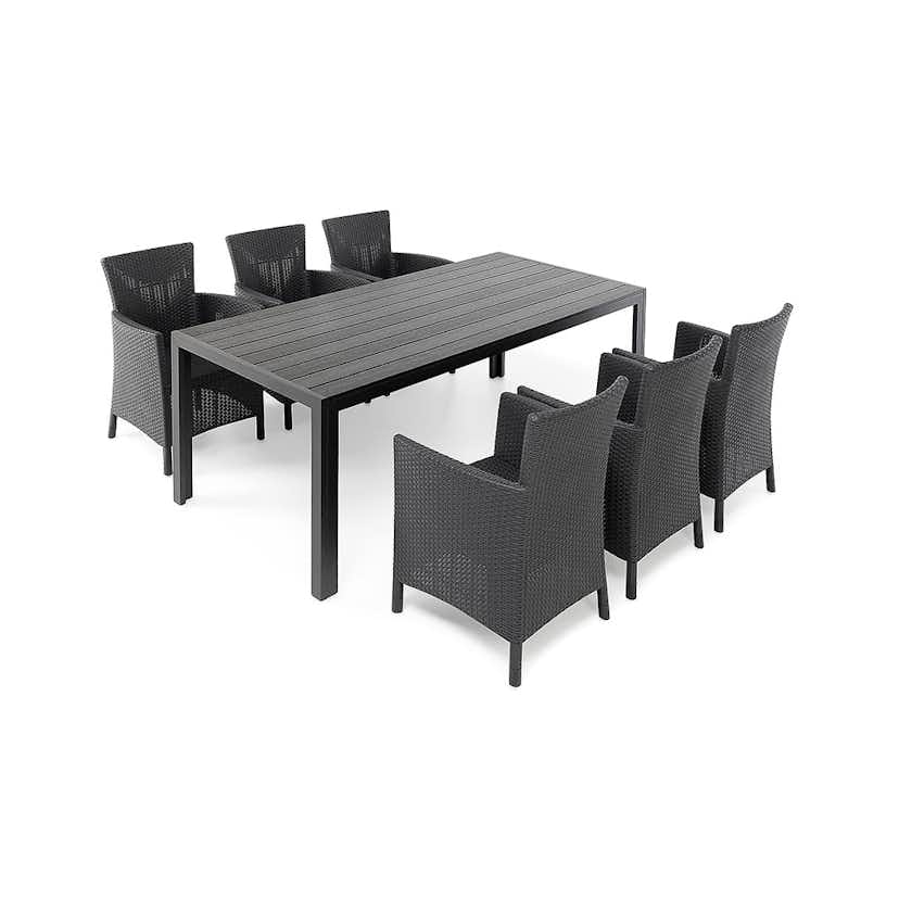 Utebord Comfort Garden Tunis 205x140 cm