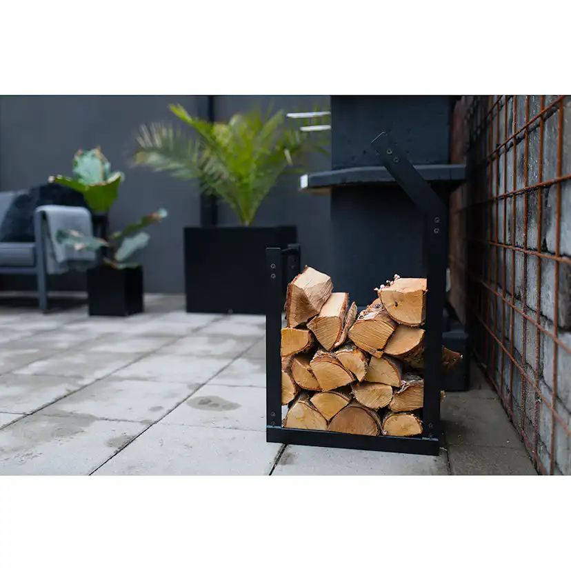 Vedställ Skotte Garden Metall Svart