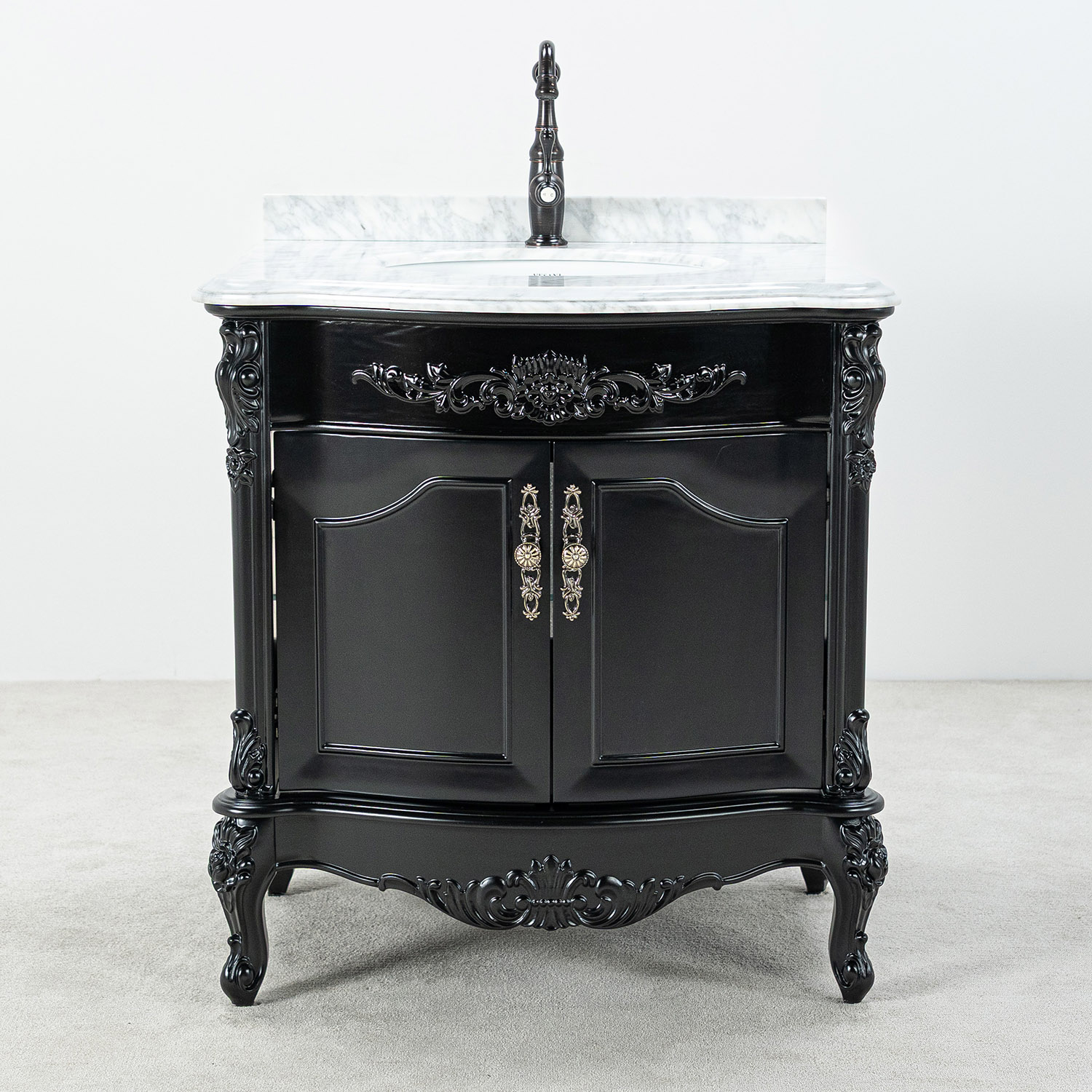 Tvättställsskåp Vesani Ottawa Vit Marmor