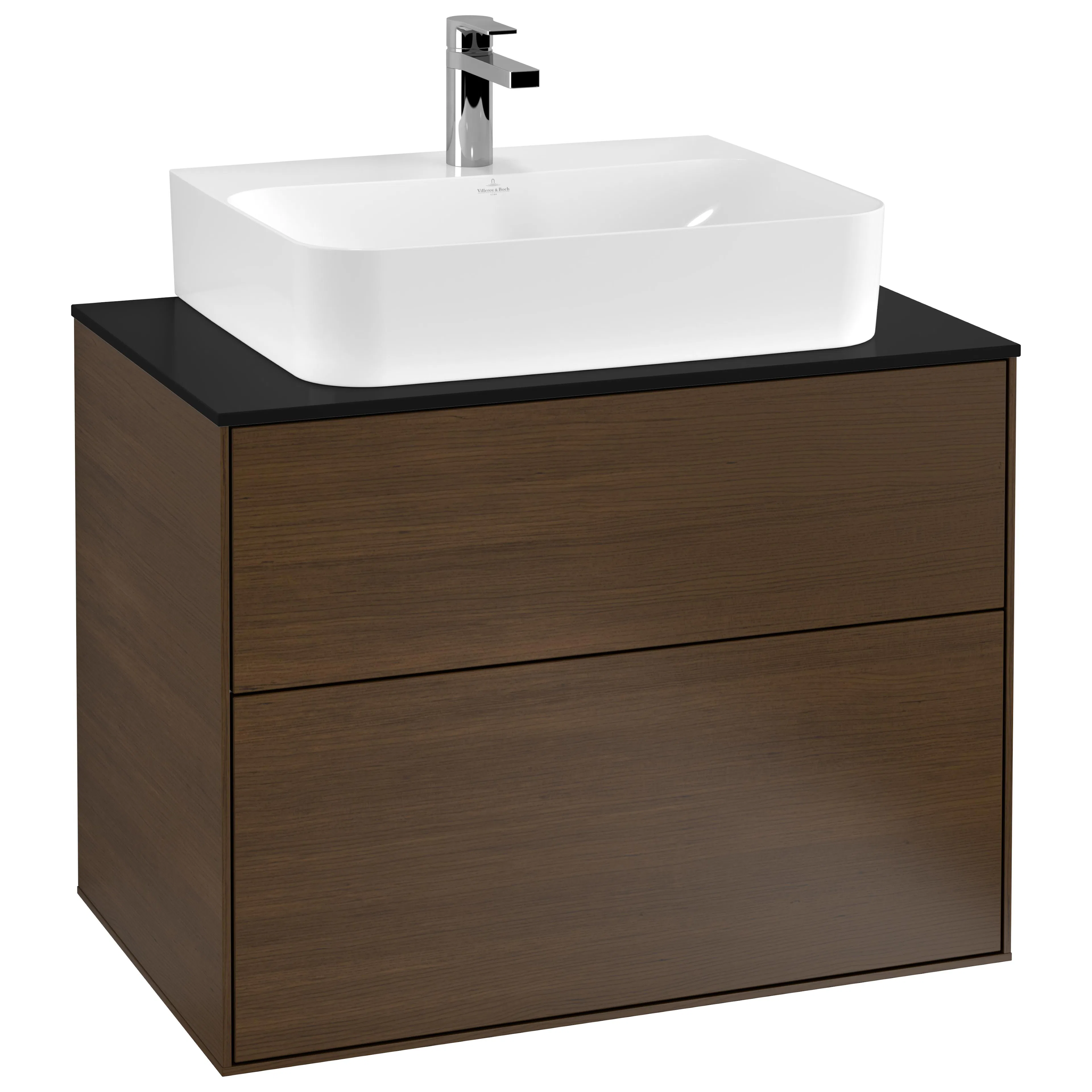 Tvättställsskåp Villeroy & Boch Finion med 2 Lådor och Bänkskiva för Centrerat Tvättställ