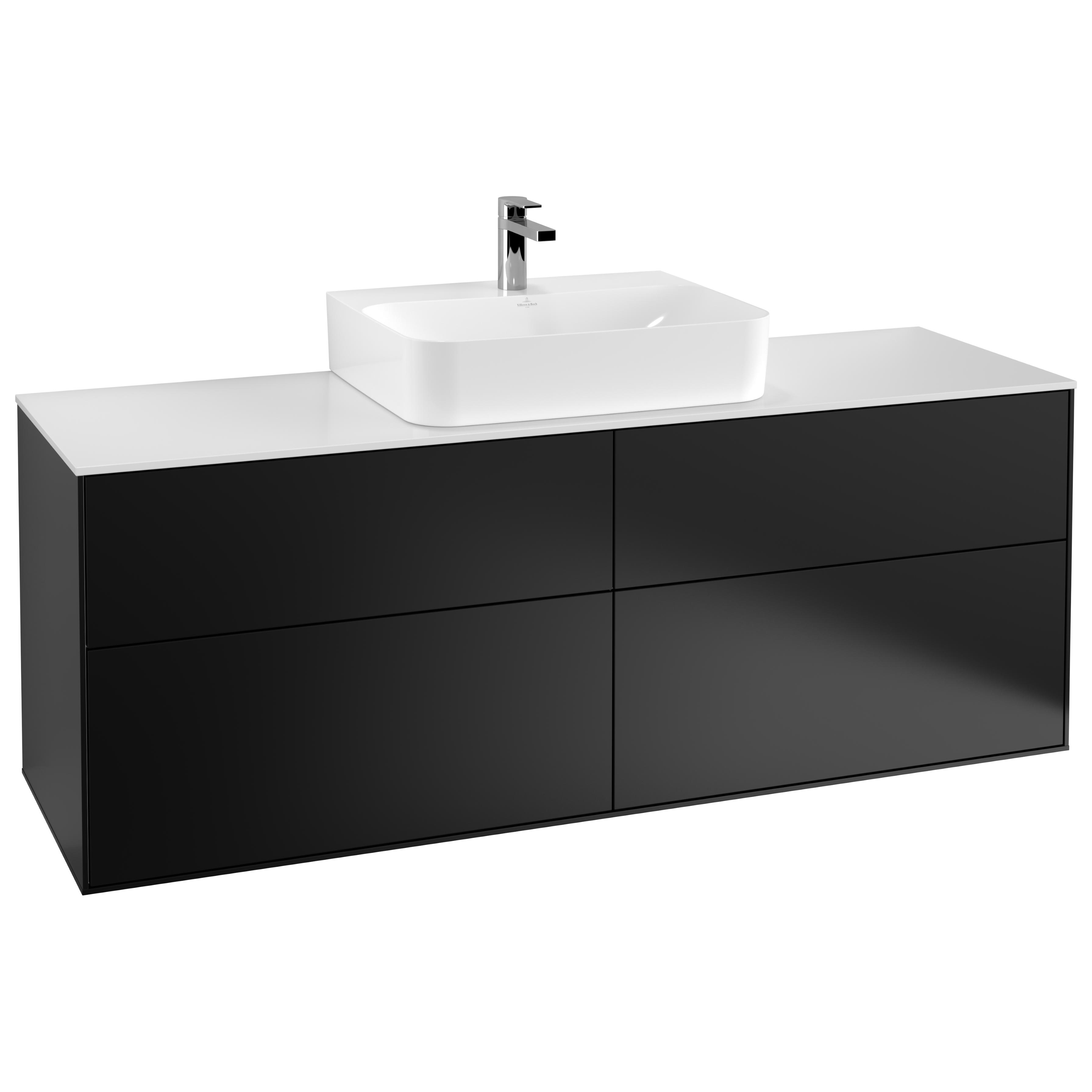 Tvättställsskåp Villeroy & Boch Finion med 4 Lådor och Bänkskiva för Centrerat Tvättställ