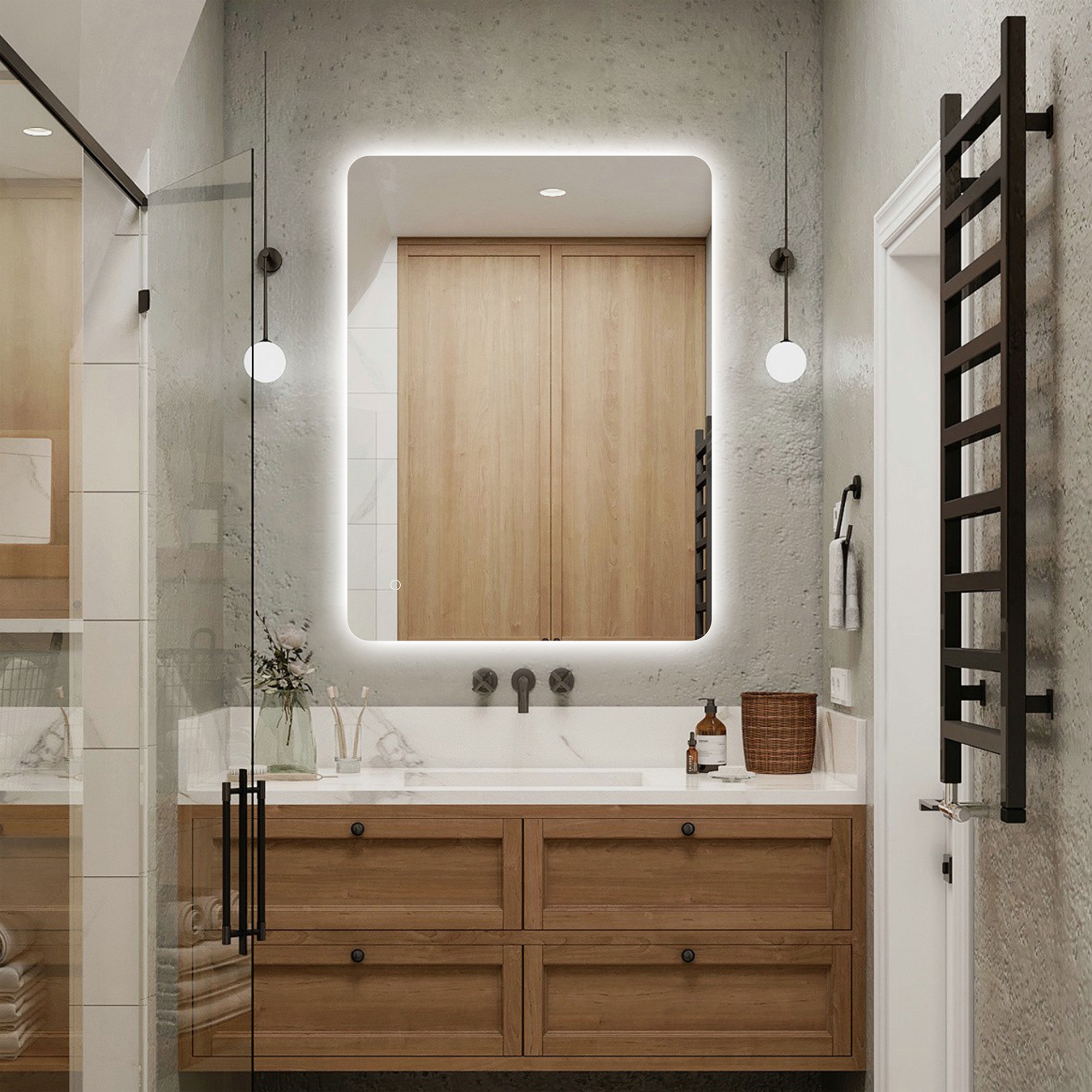 Spegel Lavabo Studio LED