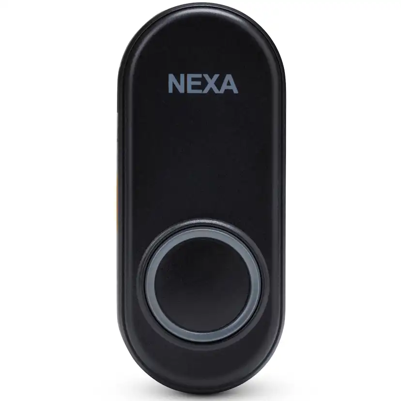 Dörrklocka Nexa Tryckknapp Svart MLT-1925