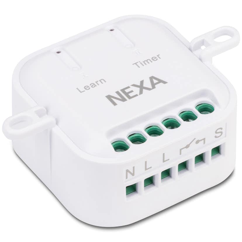 Inbyggnadsmottagare Nexa WBR-2203 230V På/Av/Timer/Puls