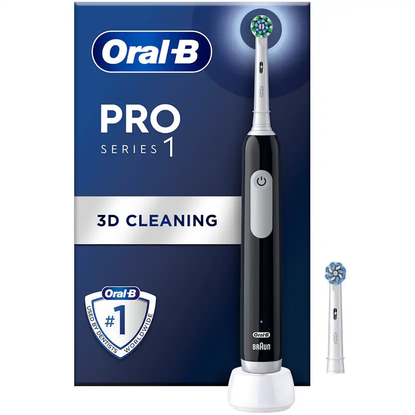 Eltandborste Oral-B Pro1 + Extra Refill