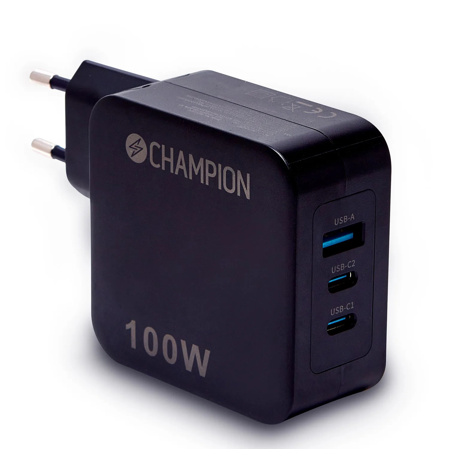 Laddare Champion 100W PD / QC Svart