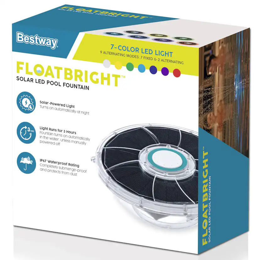 Poolfontän Bestway FloatBright Solcell LED
