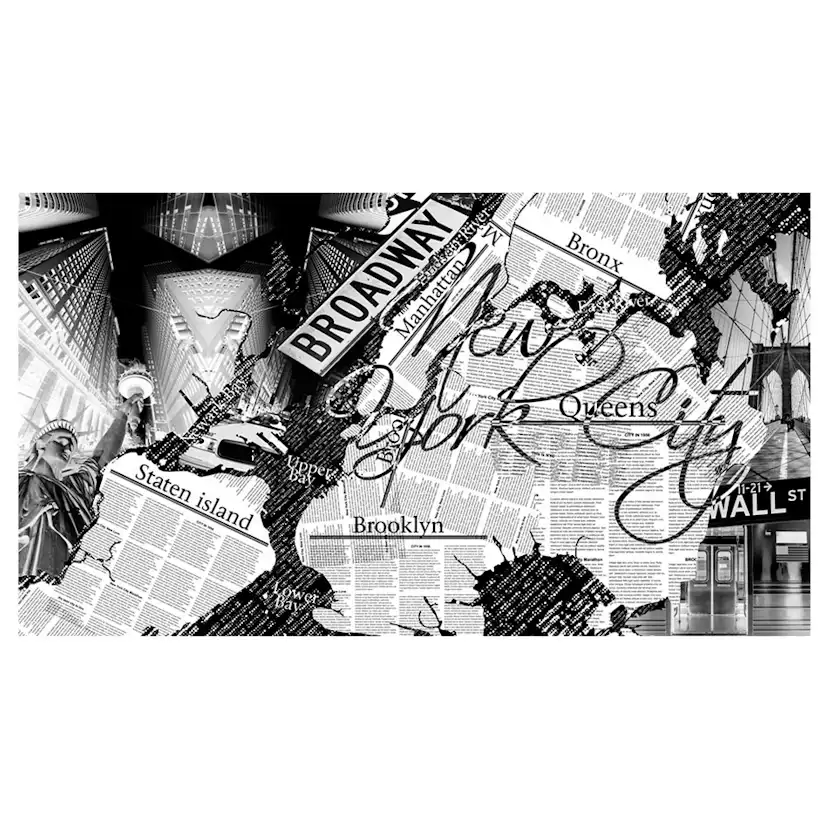 Fototapet Arkiio New York news 450x280 cm