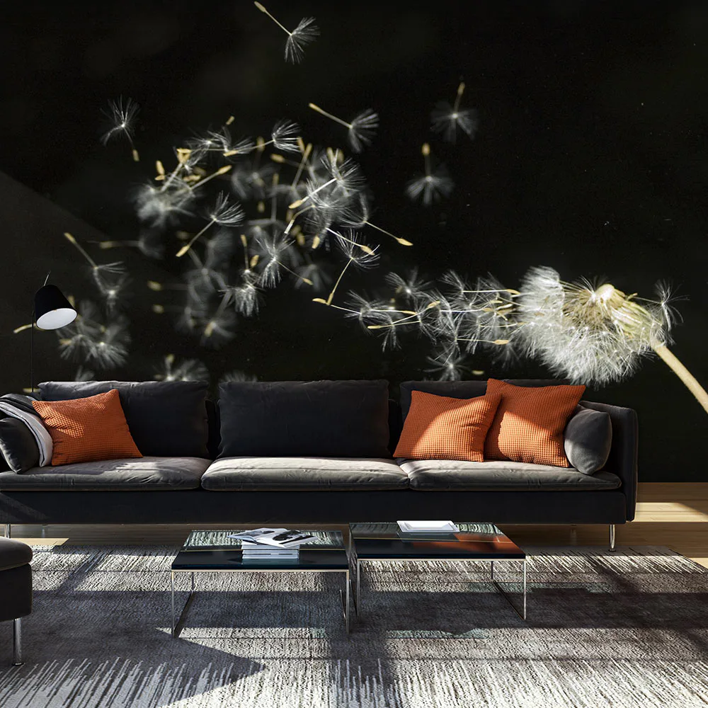 Fototapet Arkiio Maskros frön transporteras med vinden 450x270 cm