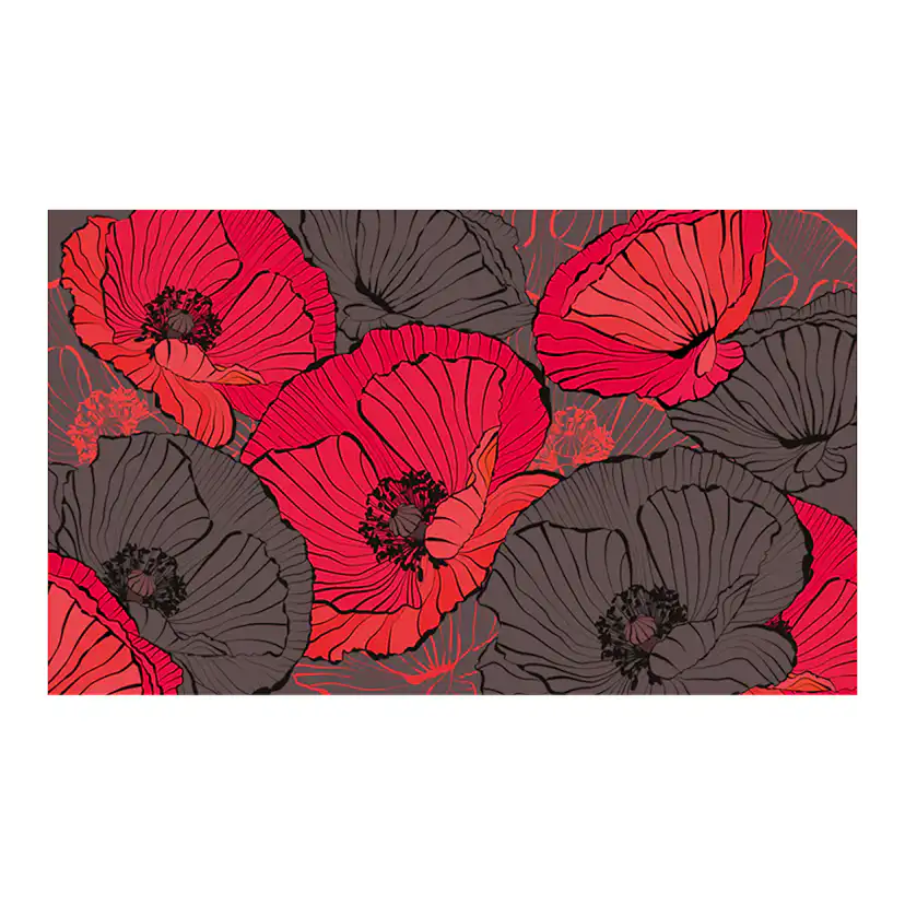 Fototapet Arkiio Veckat vallmo 450x270 cm