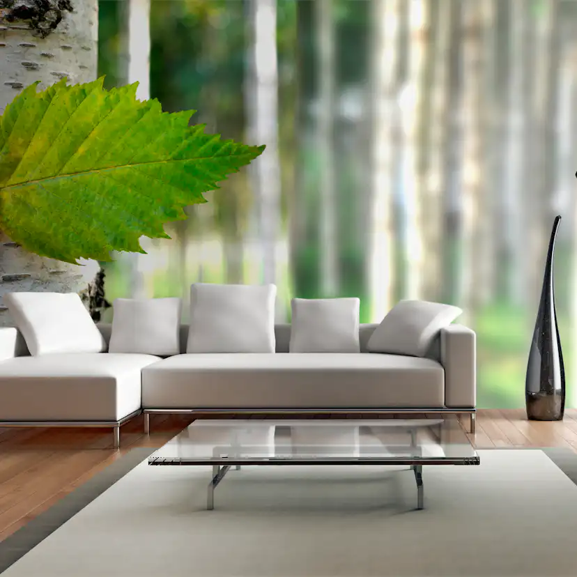 Fototapet XXL Arkiio Björklöv 550x270 cm