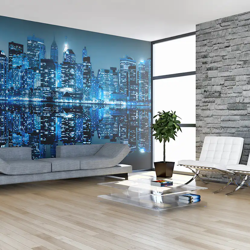 Fototapet XXL Arkiio Ocean av ljus NYC 550x270 cm