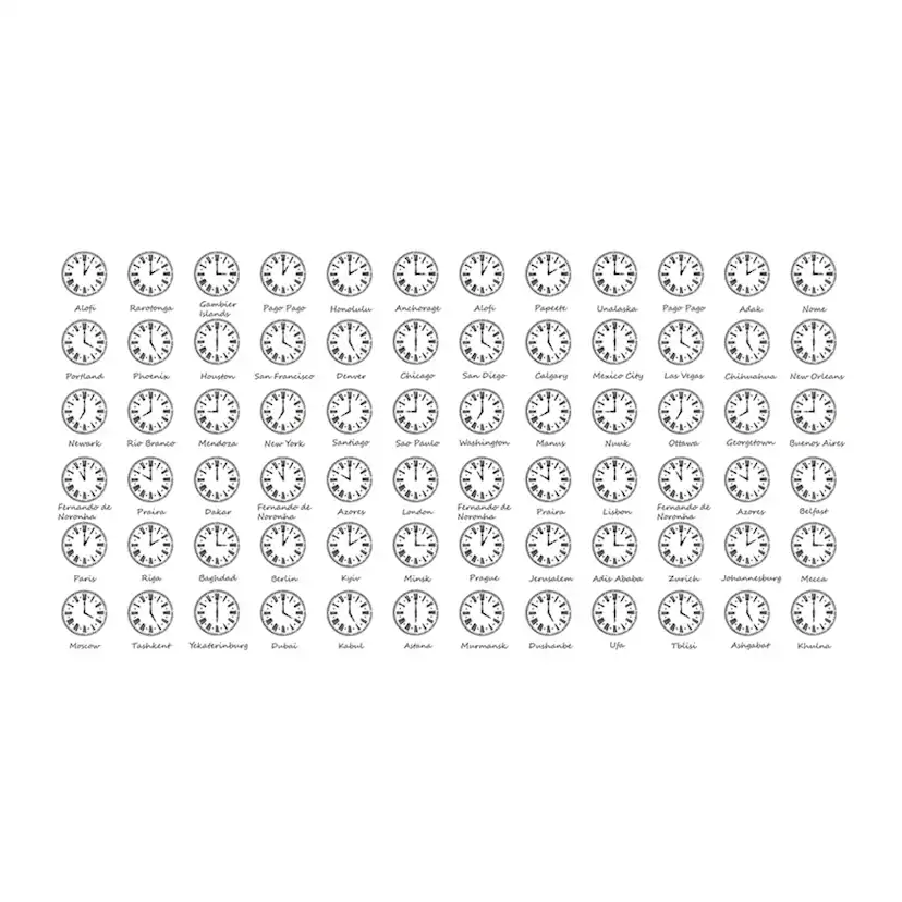 Fototapet XXL Arkiio Vad är klockan? 550x270 cm