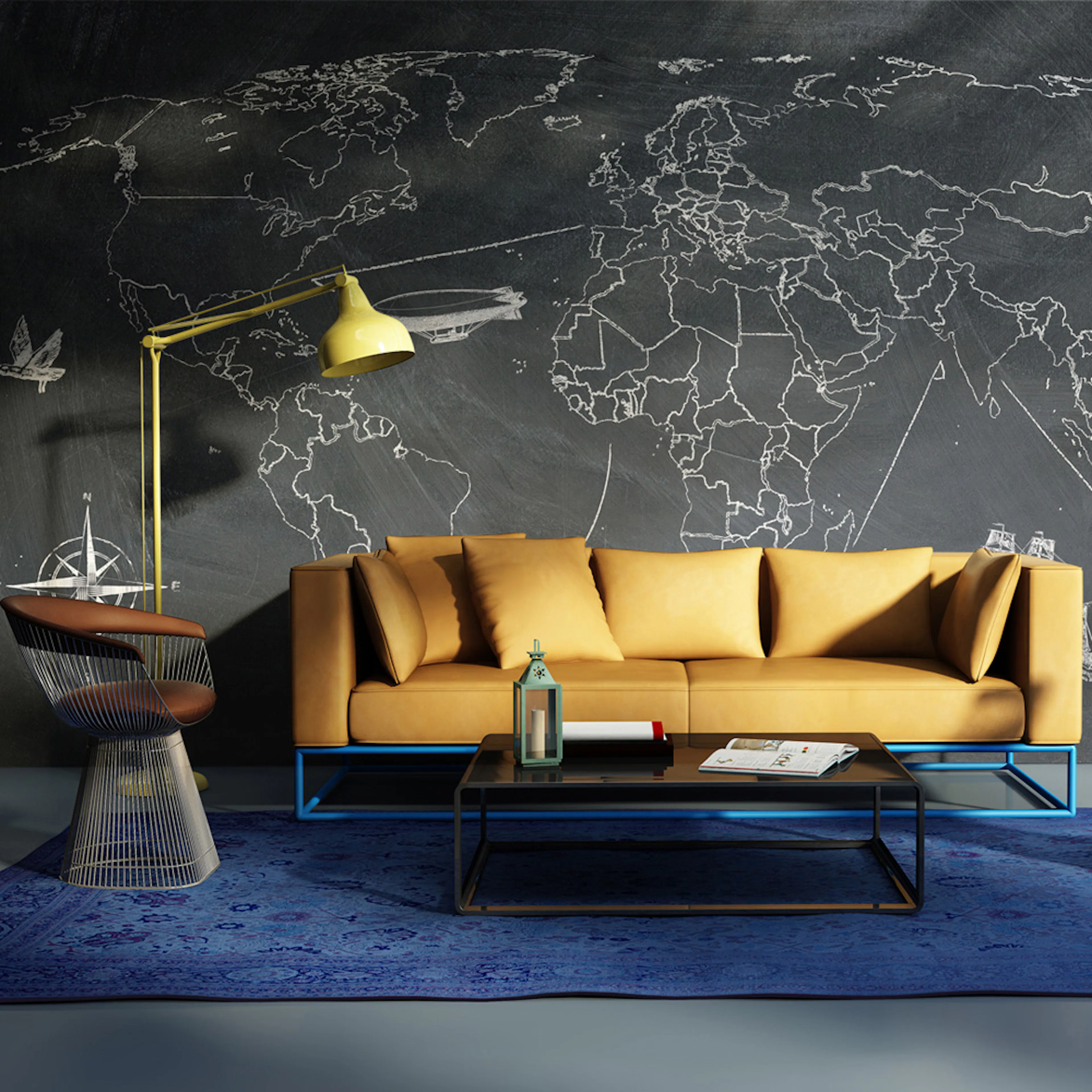 Fototapet XXL Arkiio Liten resa. Stor resor 550x270 cm