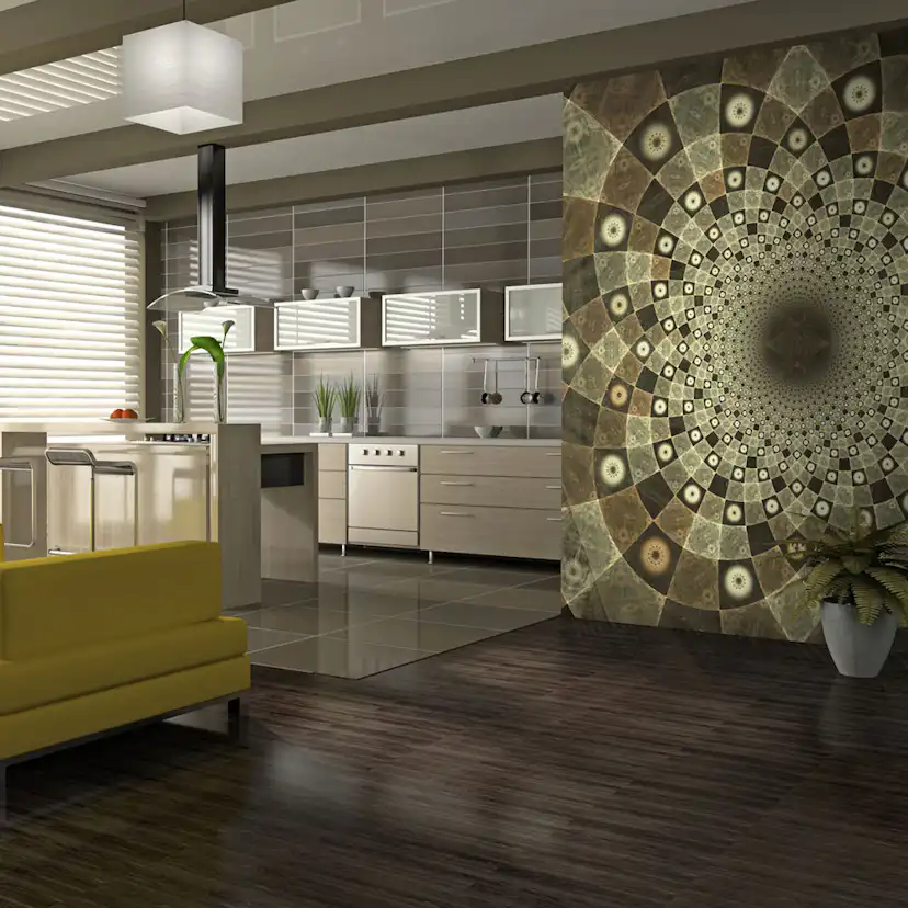 Fototapet Arkiio Brown Mosaic