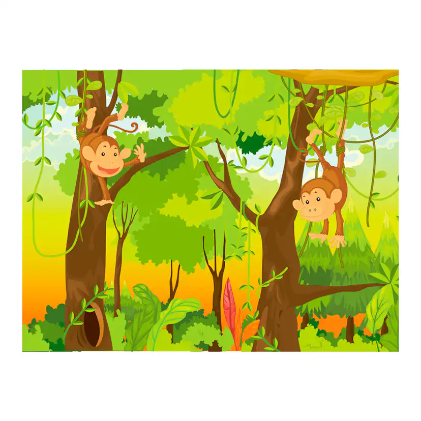 Fototapet Arkiio Jungle Monkeys