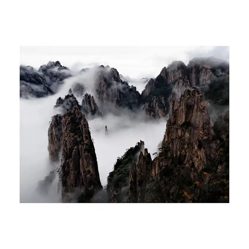 Fototapet Arkiio Hav Av Moln I Huangshan Mountain, Kina